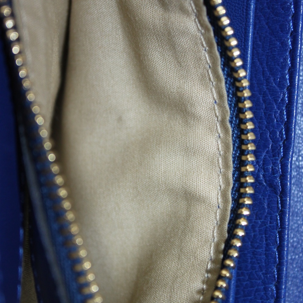 Chloe Bifold Blue Bow Wallet - Picture 4 of 6